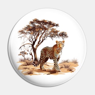 Leopard Design Pin