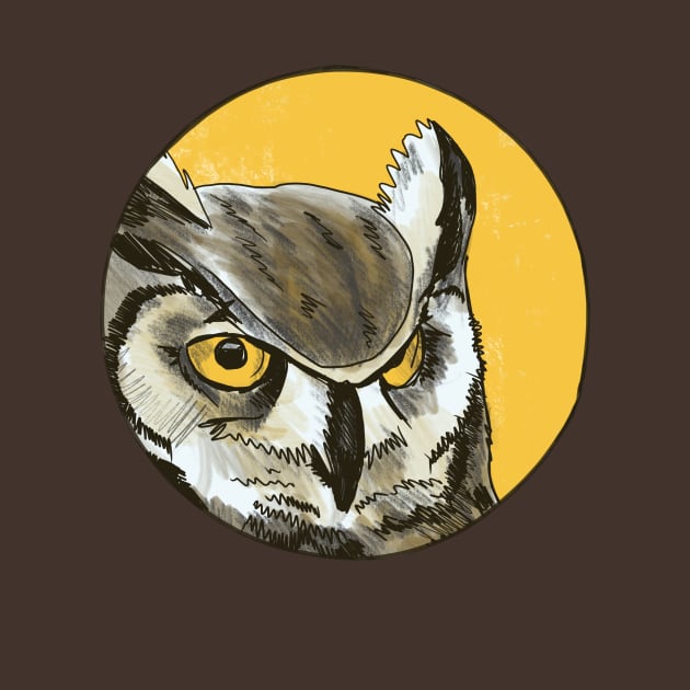 Owl- circle edit by shehitsback