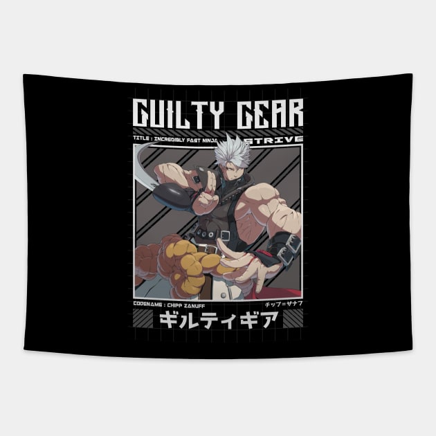 Chipp Zanuff - Guilty Gear Strive Tapestry by Arestration