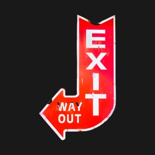 Vintage Exit Sign T-Shirt