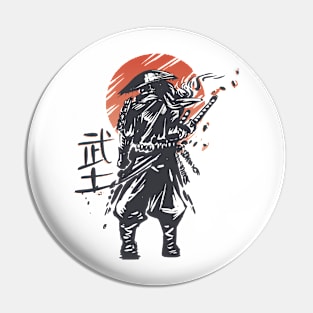 Anime Samurai Pin