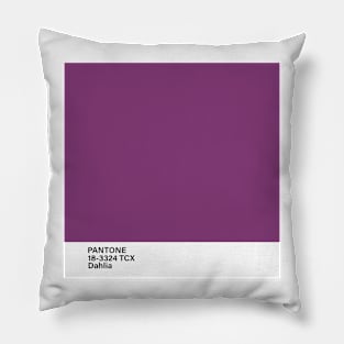 pantone 18-3324 TCX Dahlia Pillow