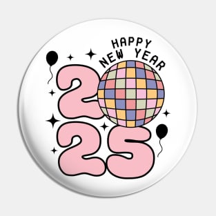 Happy New Year 2025 Pin