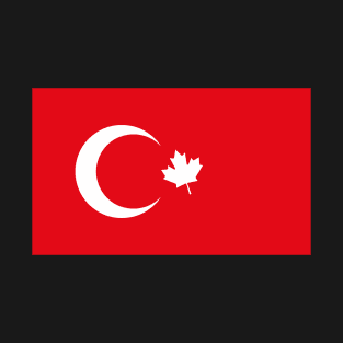 Turkey / Canada Flag Mashup T-Shirt