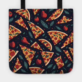 Pizza pattern, fast food pattern Tote
