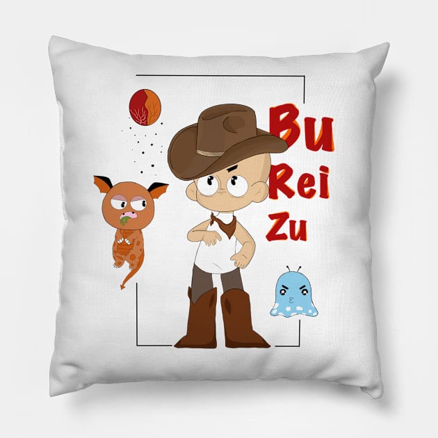 Bureizu feed dragon Part I Pillow by Imimz.z designs