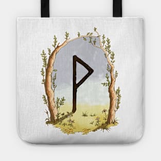 rune algiz - wunjo symbol Tote