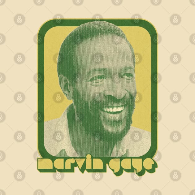 Marvin Gaye / 70s Retro Style Original Design by DankFutura