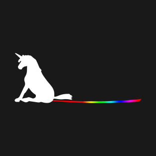 Unicorn Rainbow Pootee New Gay T-Shirt