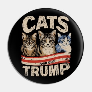 Cats Against Trump, Funny Cat Pin