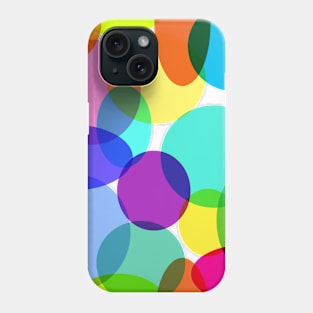 Layers of Colorful Ovals Phone Case