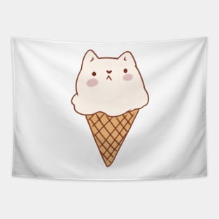 Ice cream cat Tapestry