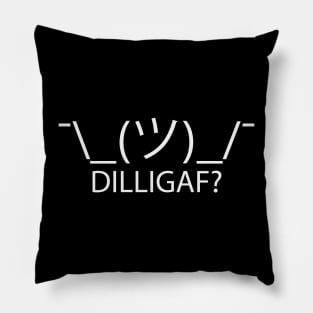 DILLIGAF Reddit Shrug Pillow