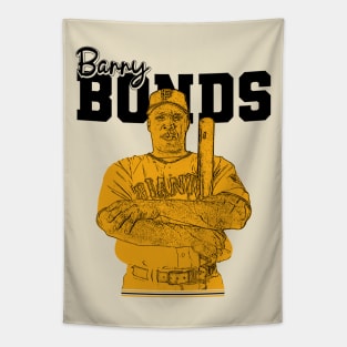 Barry Bonds || Black retro Tapestry