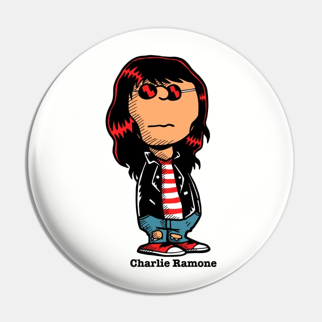 Charlie Ramone Pin by Camelo