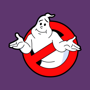 And Now Back To The Real Ghostbusters Logo Shrug T-Shirt