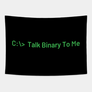 Talk Binary To Me Funny Coder Programmer Tapestry