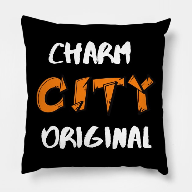 CHARM CITY ORIGINAL DESIGN Pillow by The C.O.B. Store