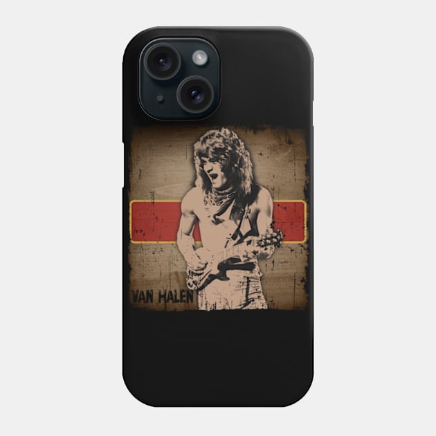 The van halen Art drawing Phone Case by Kokogemedia Apparelshop