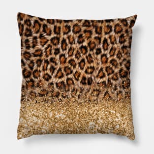 Fur leopard Pillow