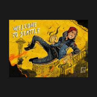 Delsin Rowe - Welcome to Seattle T-Shirt