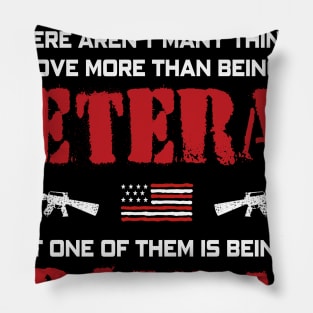 Grandpa Veteran Pillow