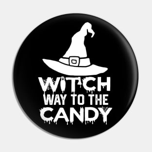 Hlloween Funny Activities Witch's Candy Hunt - Witch Way to The Candy Pin