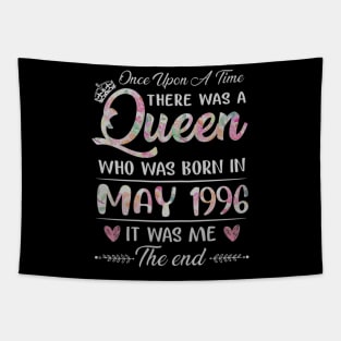 Girls 24th Birthday Queen May 1996 24 Years Old Tapestry