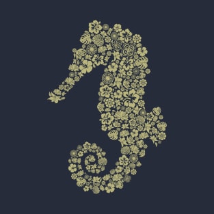 Floral Sea Horse T-Shirt