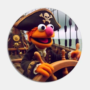 Puppet pirate Pin