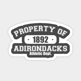 Property Of Adirondack Athletic Dept. Magnet