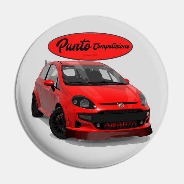 Punto Competizione Rosso Pin by PjesusArt