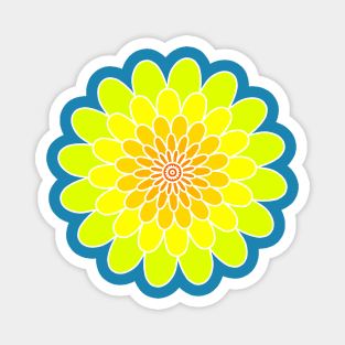 yellow flower Magnet