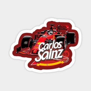 Carlos Sainz, ferrari, formula 1, F1 Magnet