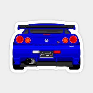 GTR R34 DARK-BLUE Magnet