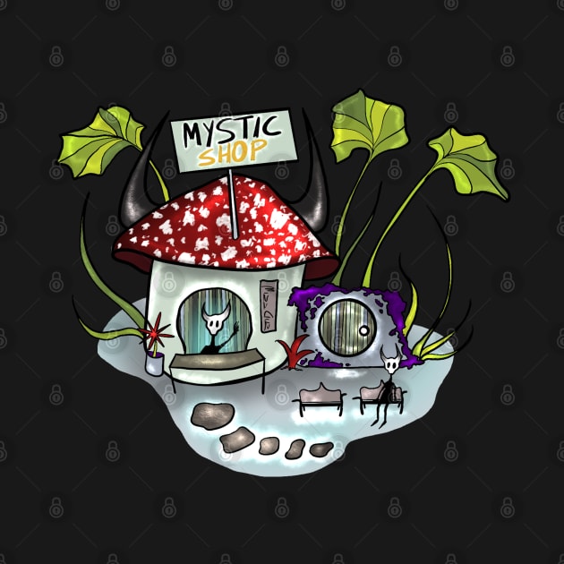 Mushroom House- Mystic Shop by mizaarte