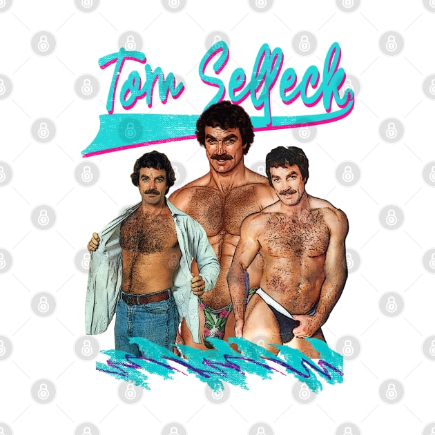 Tom Selleck Retro Magnum pi || 80s Aesthetic by wsyiva