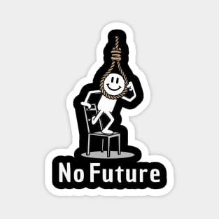 No Future Puns Magnet