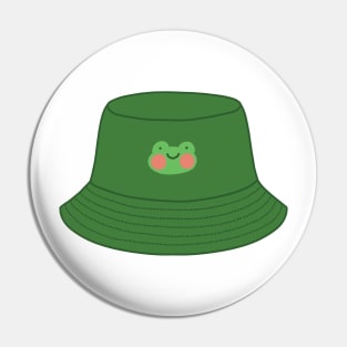 Frog bucket hat Pin