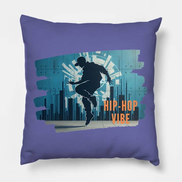 Hip-hop vibe Pillow by YuYu