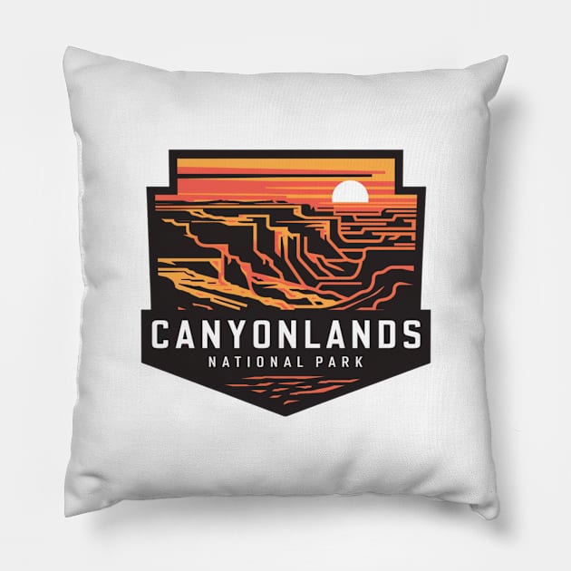 Canyonlands National Park - Harmony of Earth's Elements Pillow by Perspektiva