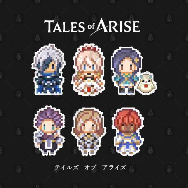 tales of arise - pixle by Japanese Mask Art