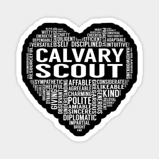 Calvary Scout Heart Magnet