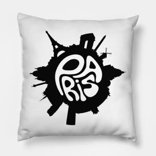 Planet Paris Pillow