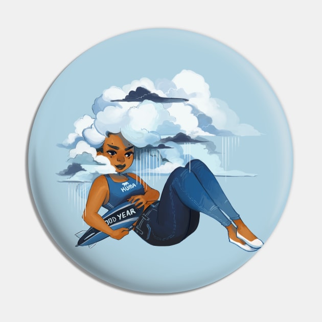 Head in the Clouds Pin by GDBee