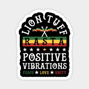 Lion Tuff Positive Vibrations Magnet