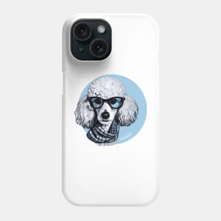 Standard Poodle Dog Breed Cursive Graphic Phone Case