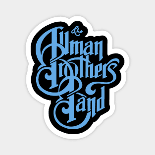 Vintage Retro Allman Brothers Logo 70's Magnet