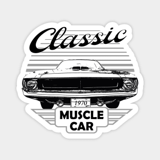 Plymouth Barracuda Classic American Muscle Car 70s Magnet