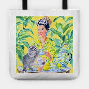 Garden tea party Tote